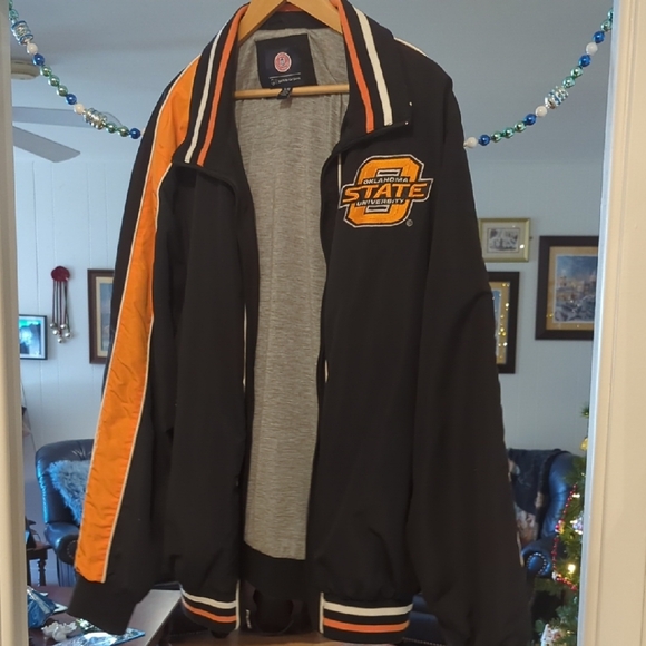 sports by carl banks Other - Men's Black and Orange Varsity Jacket